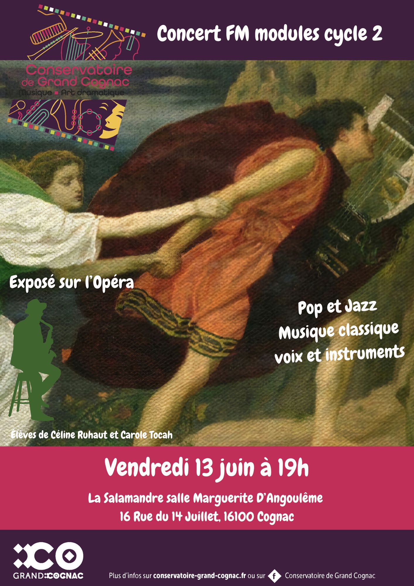 concert formation musicale conservatoire grand cognac juin 2025