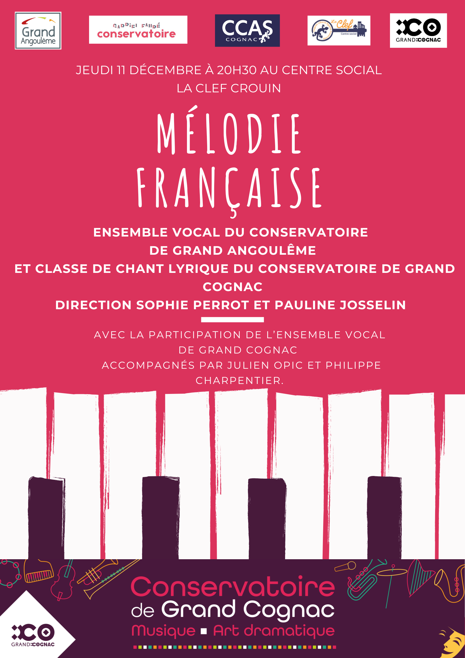 Concert Mélodie Française La Clef Crouin
